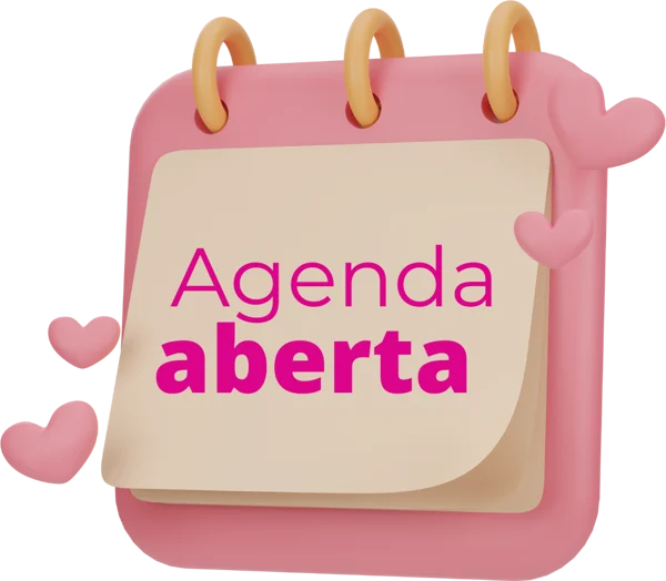 Agenda aberta — figurinha real do acervo