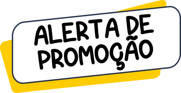 Alerta de promoção — figurinha real do acervo